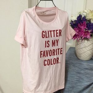 Kate Spade Glitter Tee